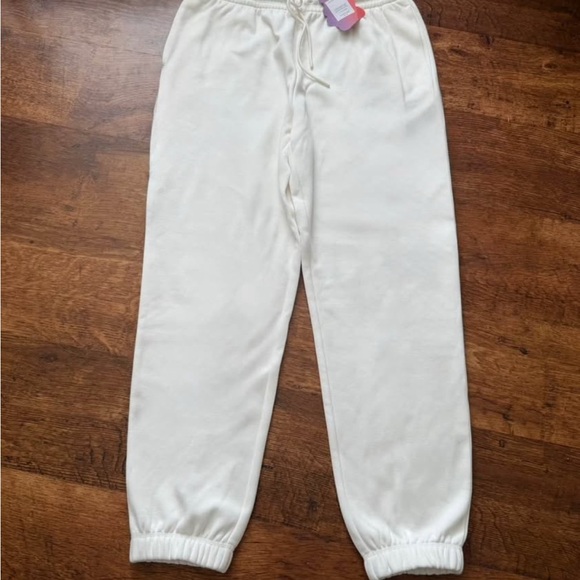 Fabletics Pants - Fabletics Cream Jogger Pants